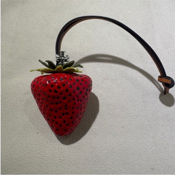 Tory Burch Strawberry Keychain charm - Picture 10 of 10